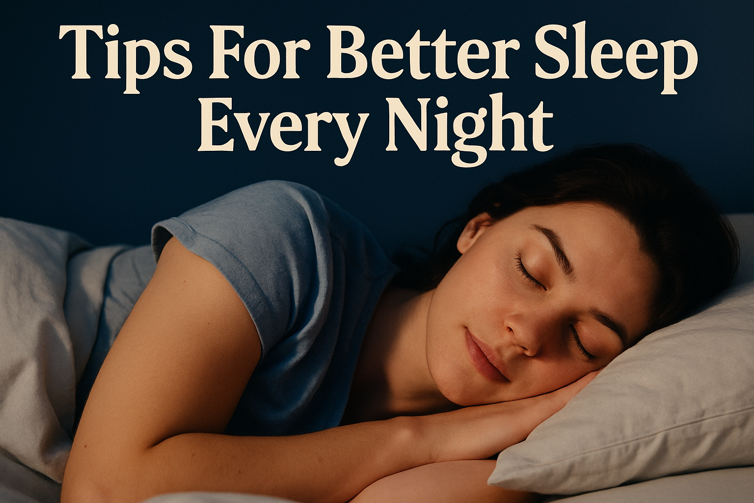 “Tips For Better Sleep Every Night: What Doctors Recommend”